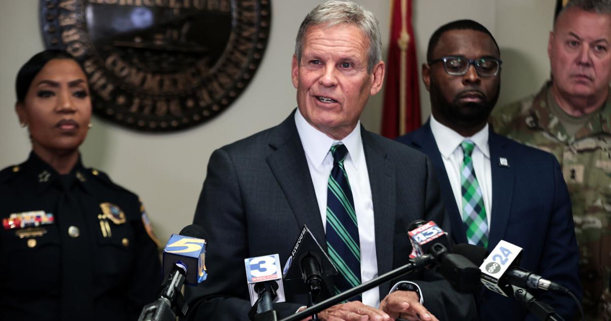 Tennessee governor says more federal agents to join fight against crime in Memphis next week