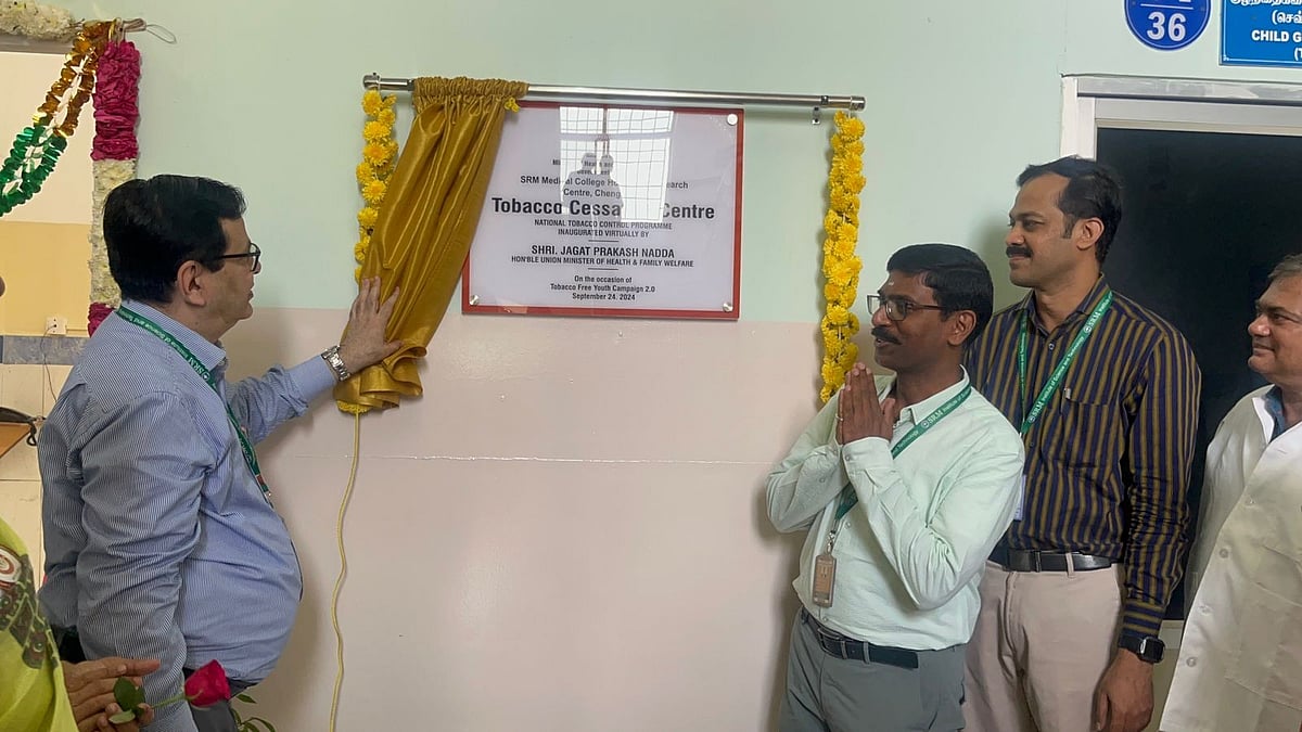 SRM Hospital inaugurates Tobacco Cessation Centre at its premises
