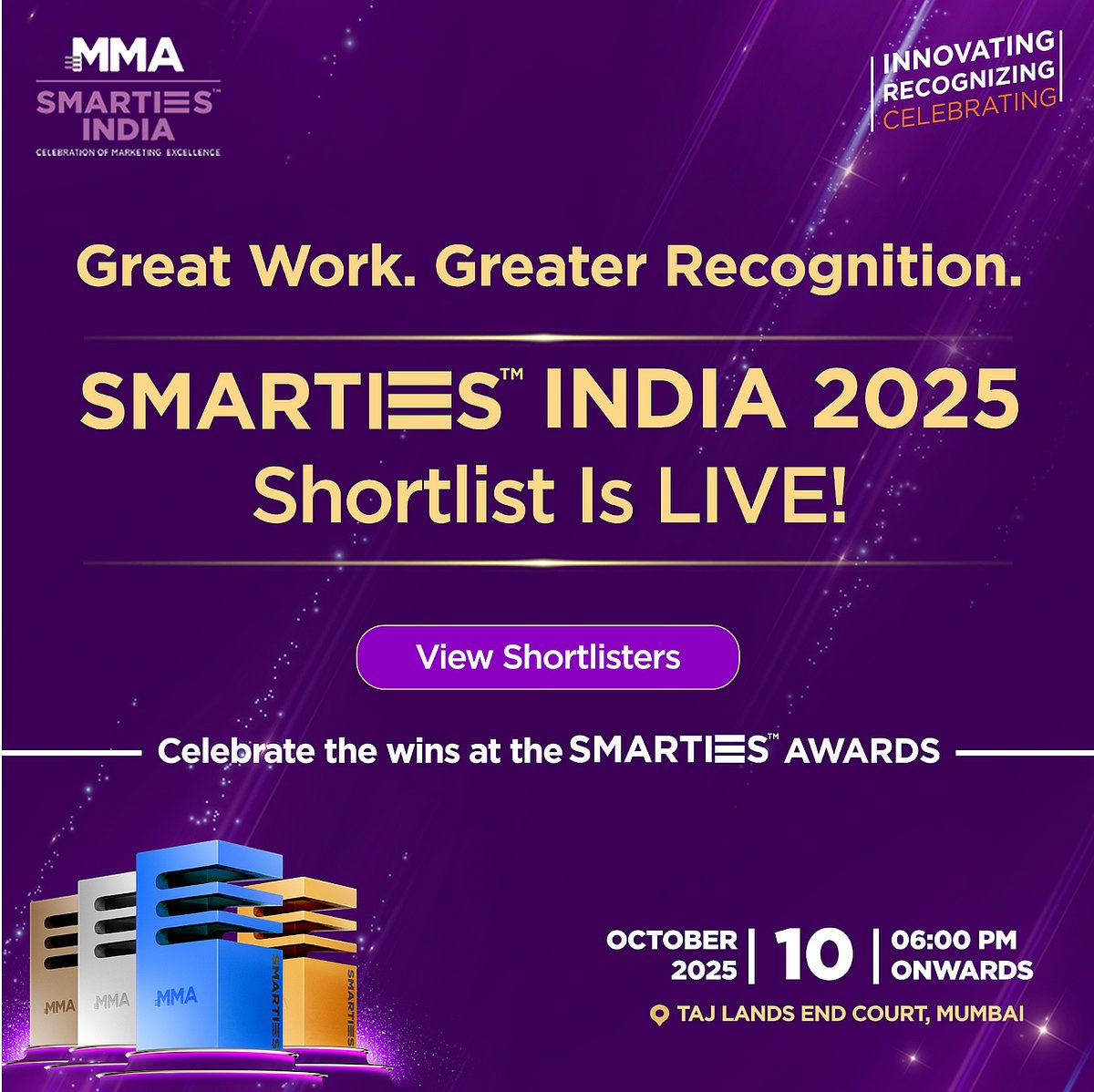 SMARTIES India 2025 Shortlist Unveils the Boldest Campaigns Driving Business Impact