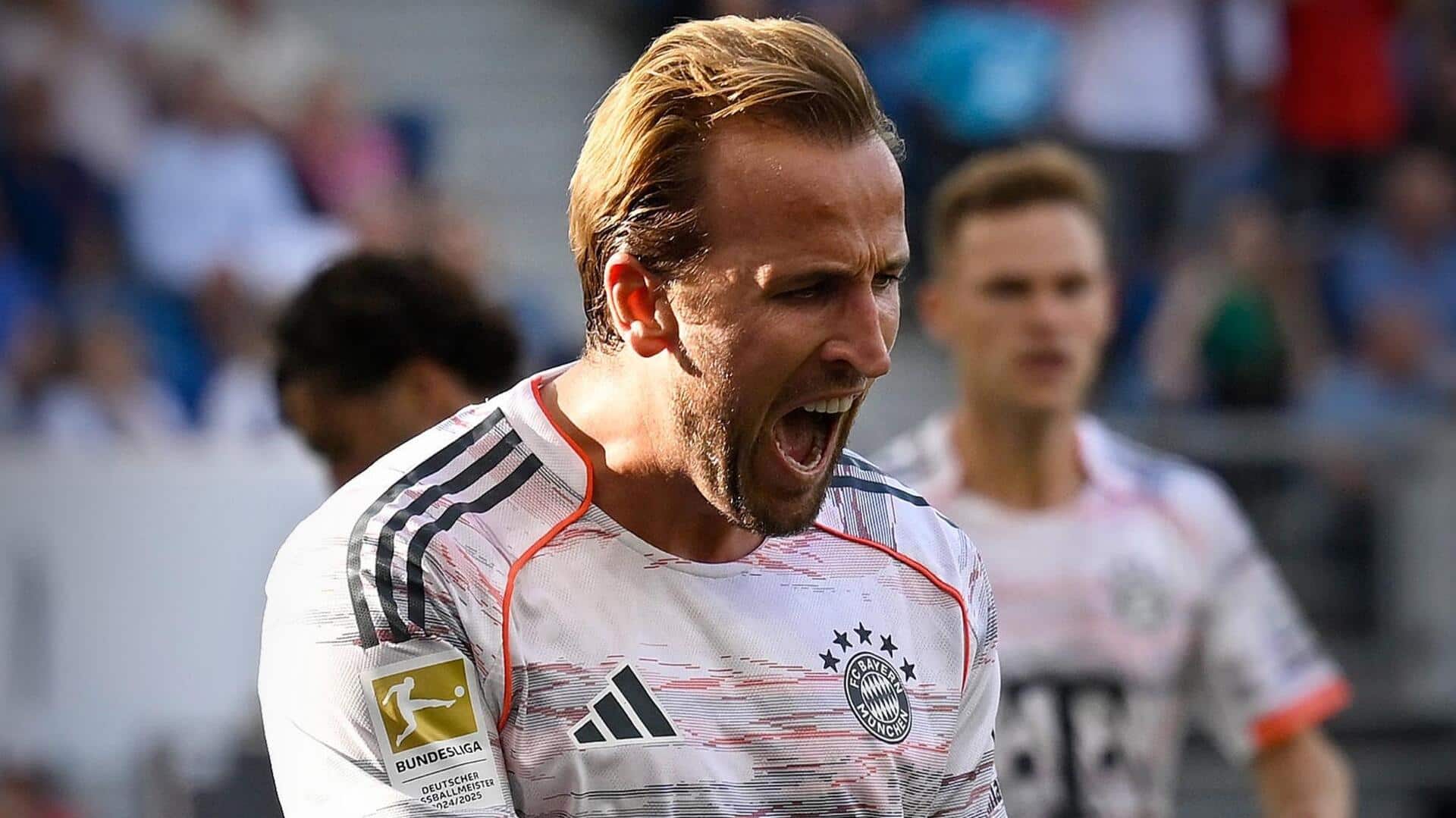 Harry Kane slams his 9th Bundesliga hat-trick for Bayern: Stats