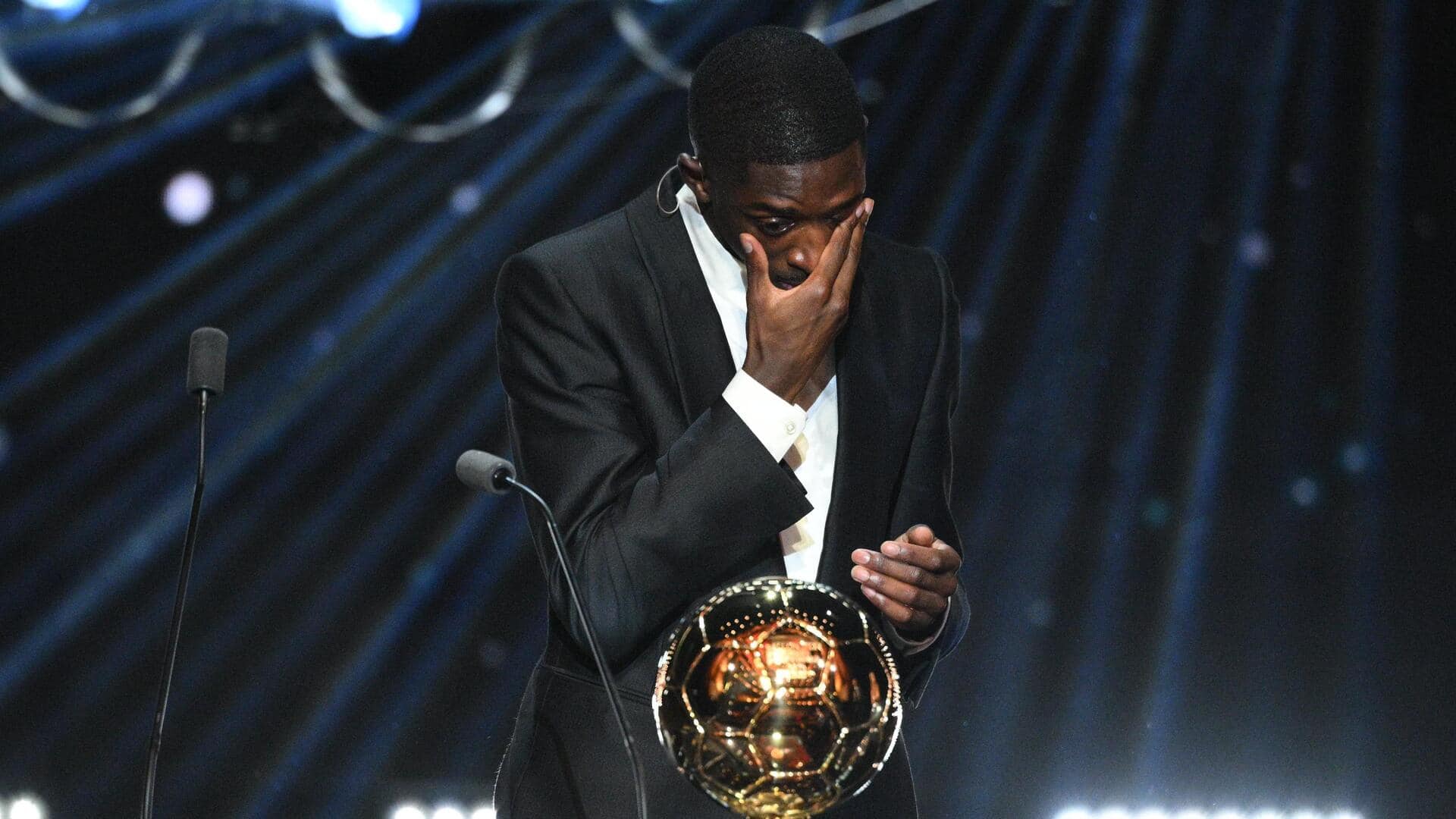 PSG’s Ousmane Dembele wins his maiden Ballon d’Or: Details here