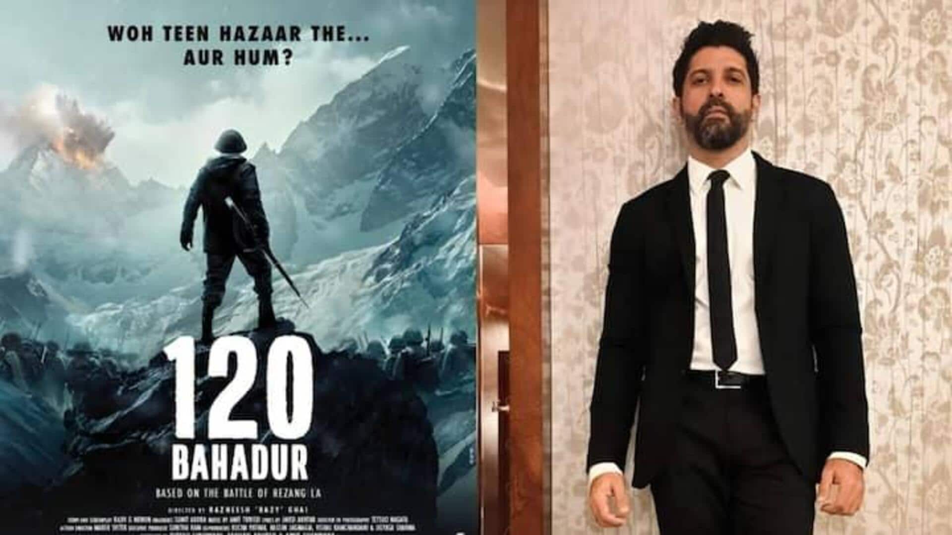 ‘120 Bahadur’ teaser: Farhan protects motherland in gritty war drama