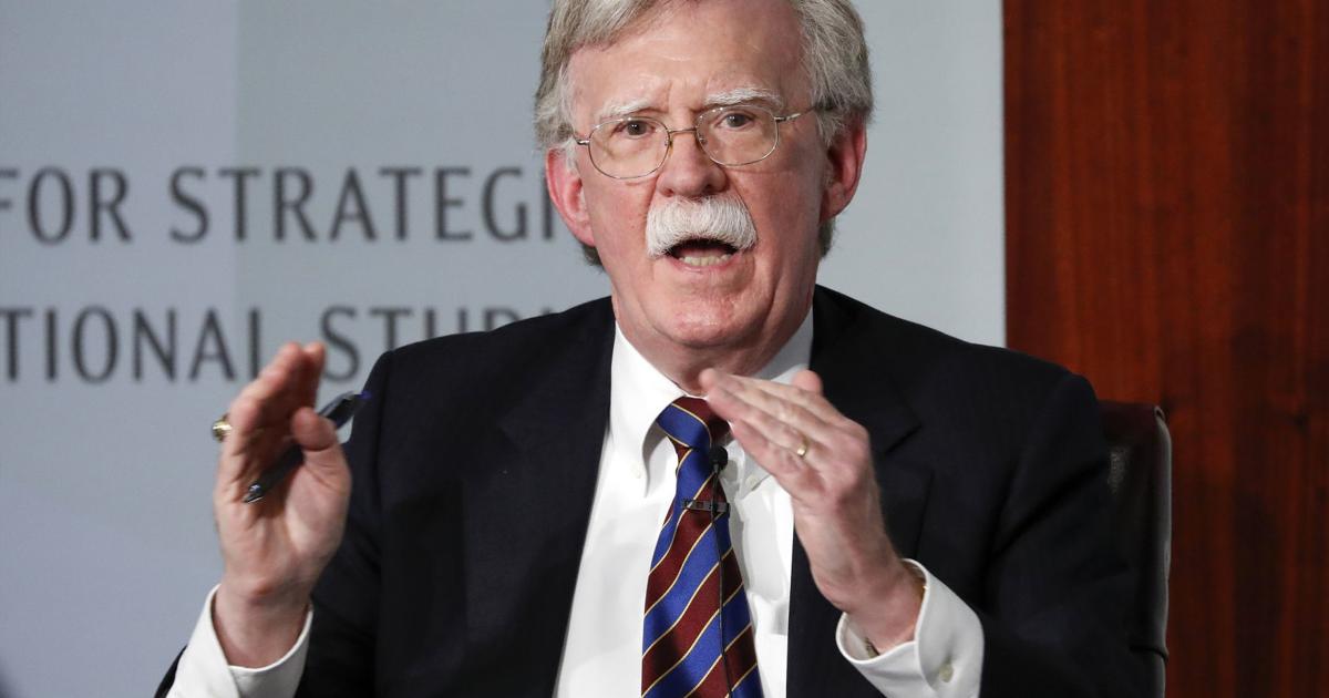 Former Trump national security adviser John Bolton indicted