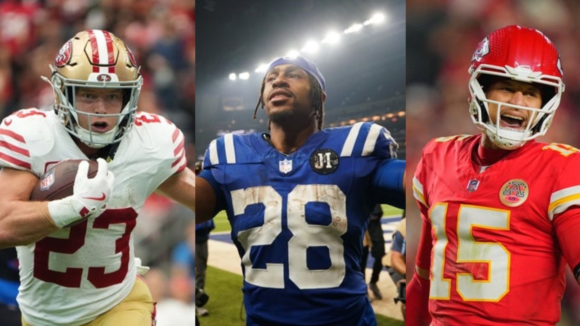 Jonathan Taylor gets candid about being in NFL MVP race with Christian McCaffrey, Patrick Mahomes