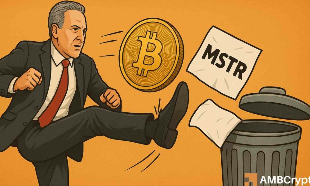 Bitcoin’s 2025 gains no more as Peter Schiff slams Strategy’s ‘fraud’ model