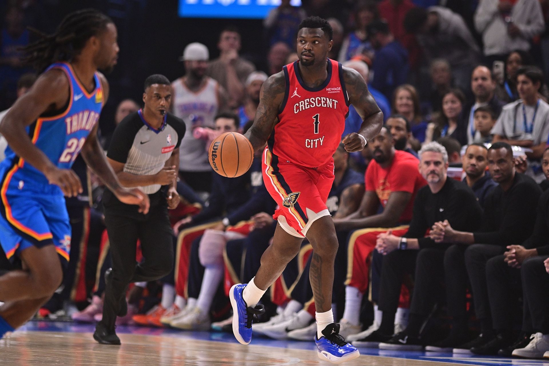 “Zion Williamson lost weight for no reason” – NBA Fans erupt as Pelicans extend nightmare start with 6th straight loss in blowout vs OKC