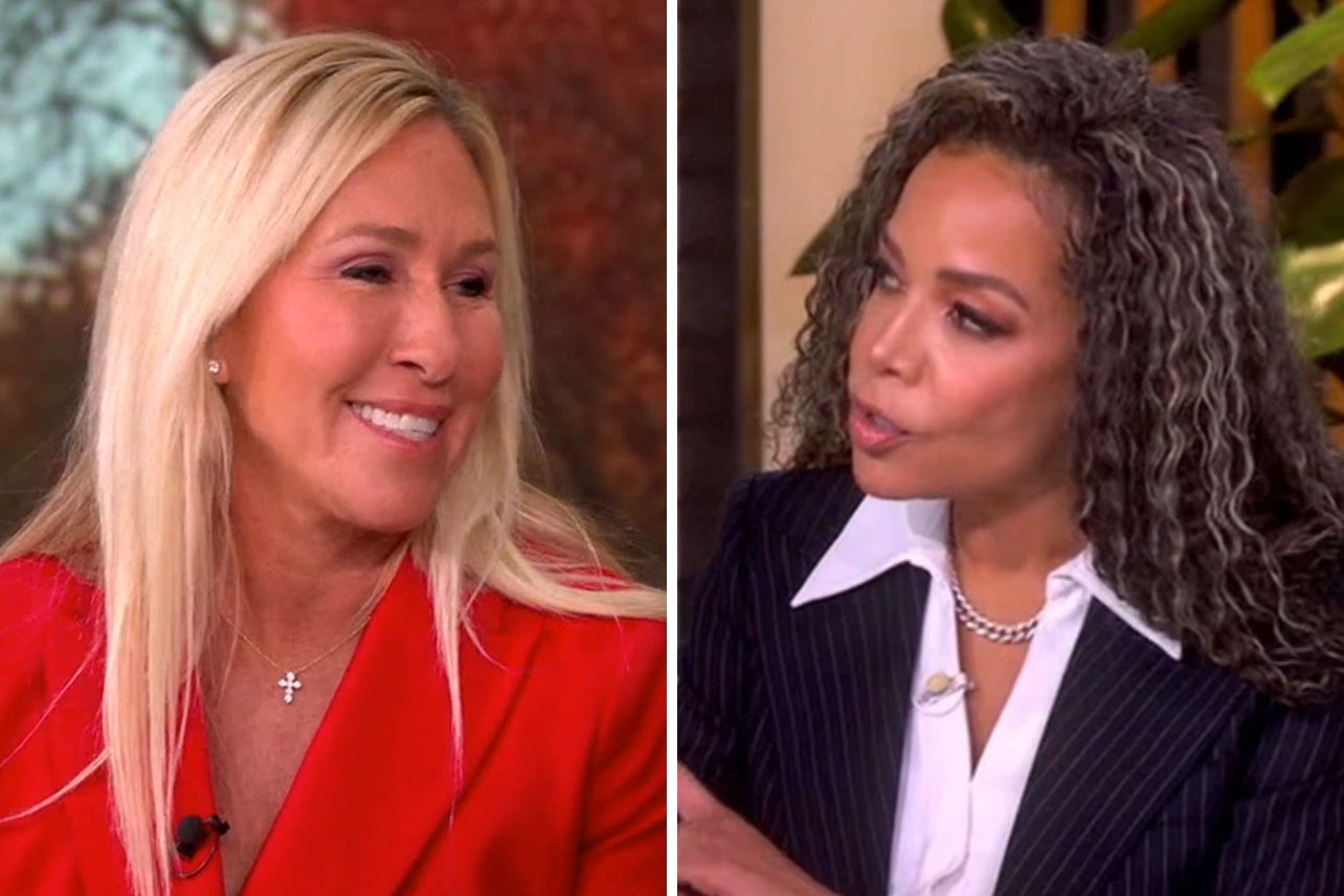 Sunny Hostin Offers Backhanded Compliment To Republican Marjorie Taylor Greene On ‘The View’: “You’ve Gone So Far Right, You’re On The Left Now”